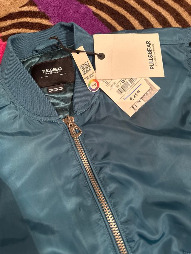 Chaleco Pull&Bear verde talla M