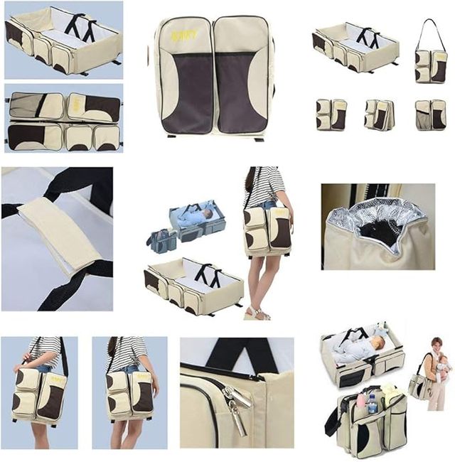 Mochila Multifuncional Bebé - Moisés Plegable