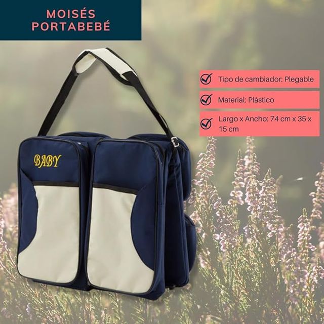 Mochila Multifuncional Bebé - Moisés Plegable