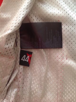 Chaqueta de moto roja Dainese