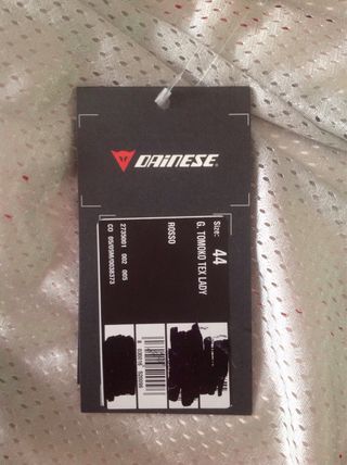 Chaqueta de moto roja Dainese