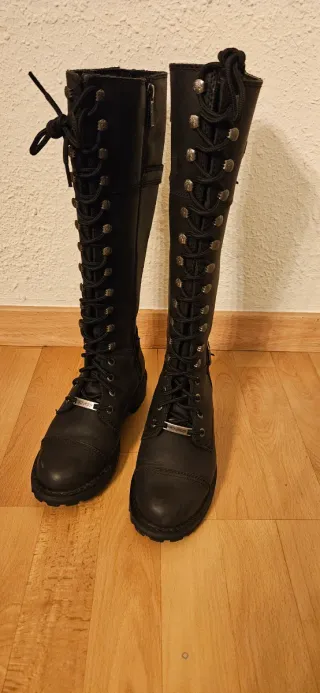 Botas Harley Davidson Talla 37 Negras