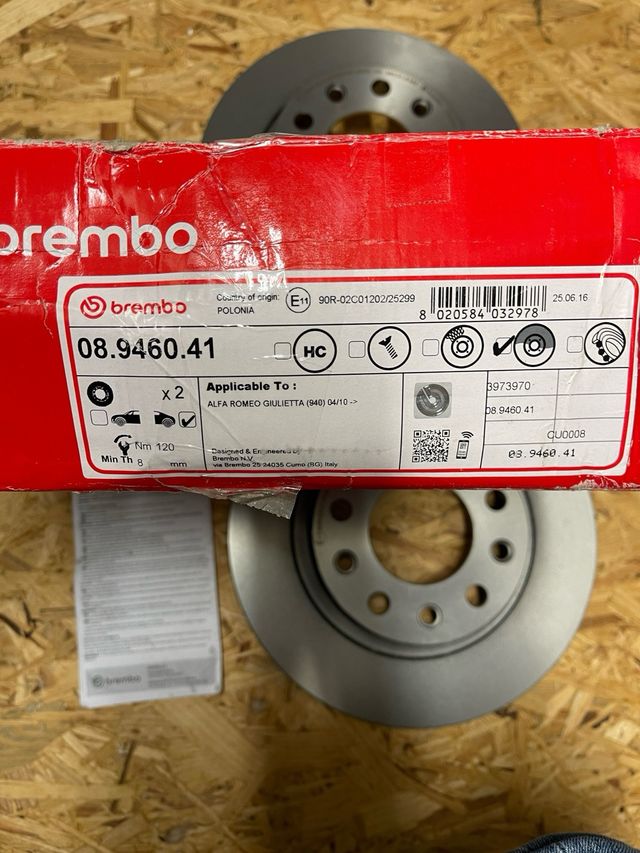 Dischi Brembo 08.9460.41 Alfa Romeo Giulietta