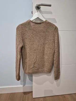 Chaqueta Zara Beige Punto