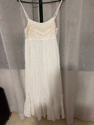 Vestido blanco Zara