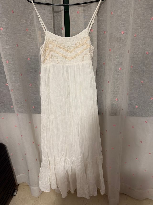 Vestido blanco Zara