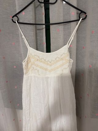 Vestido blanco Zara