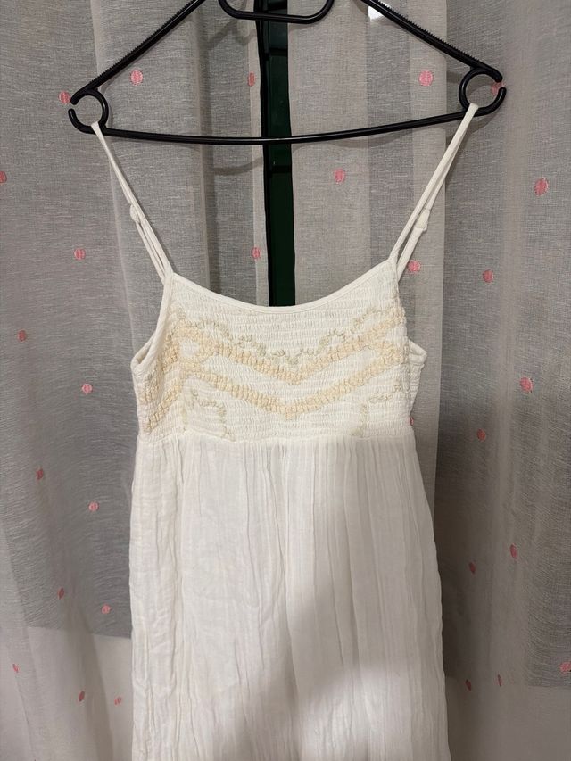 Vestido blanco Zara
