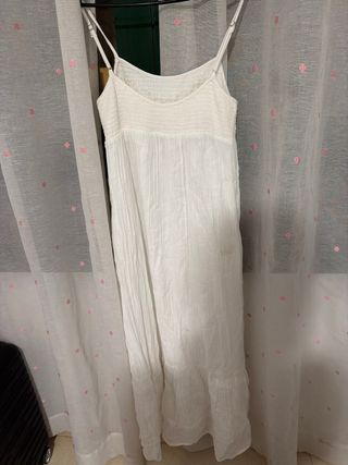 Vestido blanco Zara
