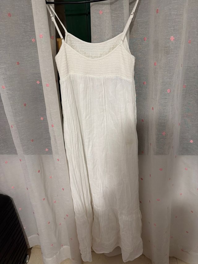 Vestido blanco Zara