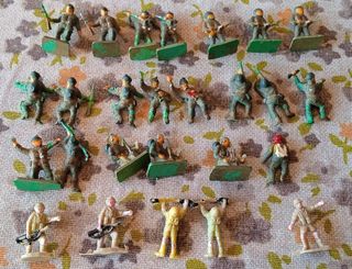 Soldatini Montaplex dipinti