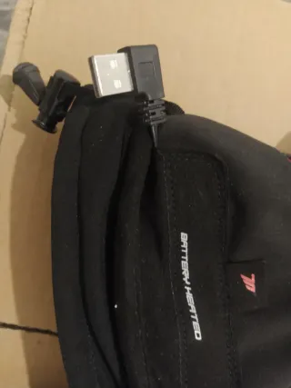 Guantes Moto Seventy Degrees Calefactables talla L