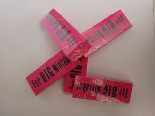 Set 5 Gomme Giganti For Big Mistakes
