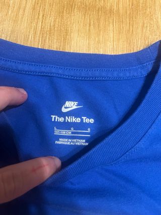 Camiseta Nike Azul Niño