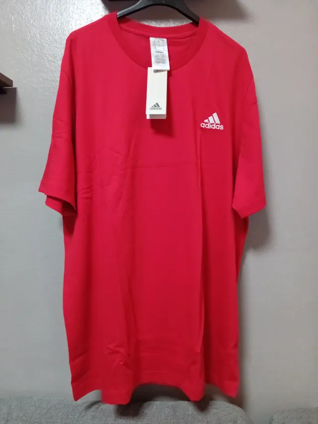 T-Shirt Adidas Rossa Taglia XL Uomo.
