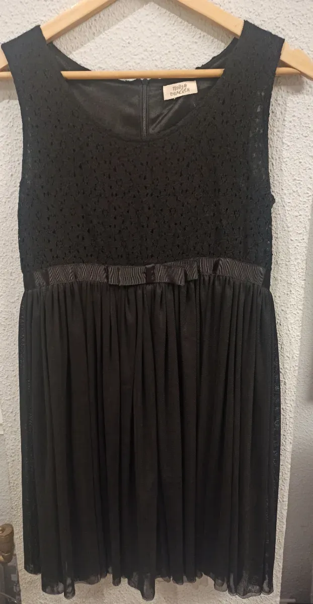 Vestido negro tirantes Molly Bracken