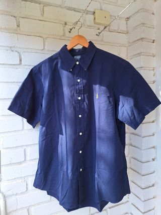 Camisa Polo Ralph Lauren Azul XL Manga Corta