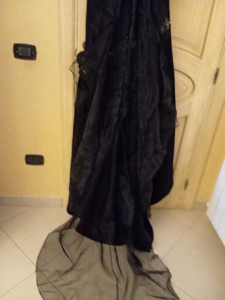 Abito lungo da cerimonia nero