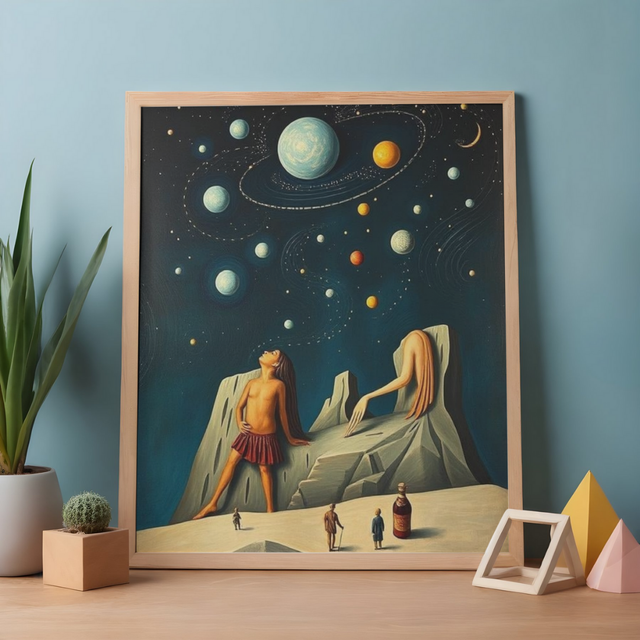 Stampa artistica spazio