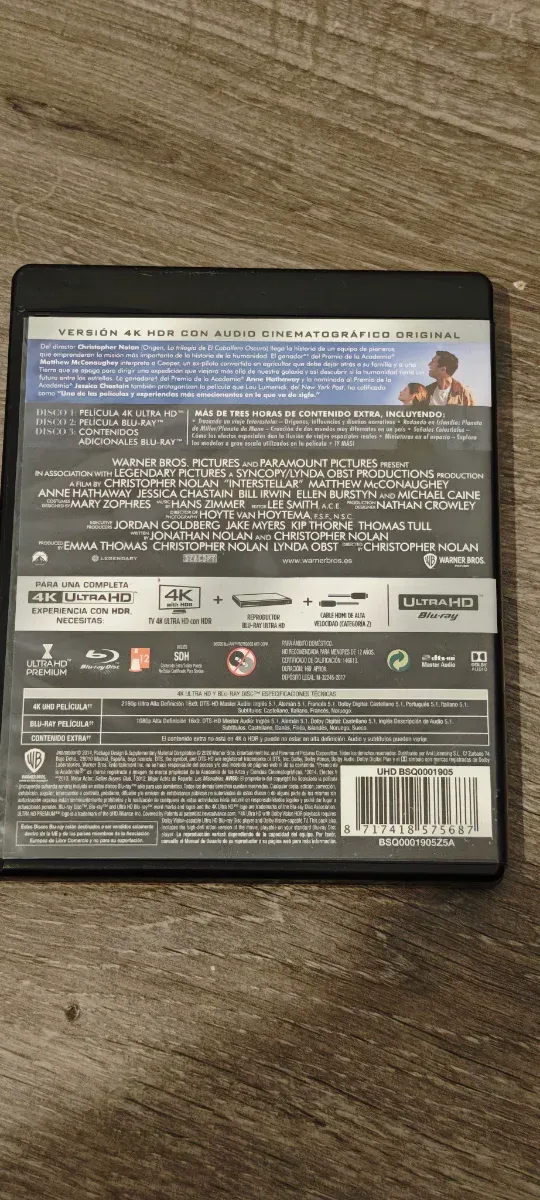 Interstellar 4K Ultra HD Blu-ray
