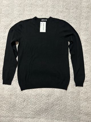 Jersey de punto negro Talla M