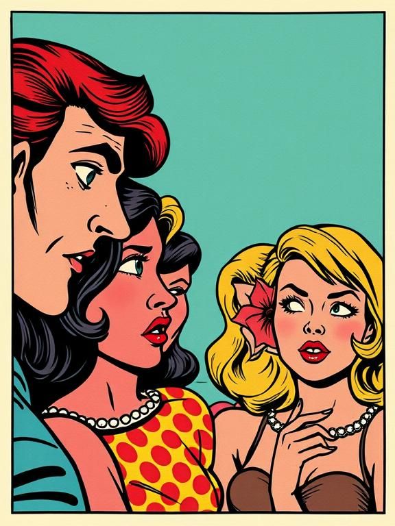 Stampa Poster A4 Pop Art Uomo Donna