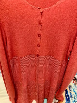 Cardigan donna S effetto lurex