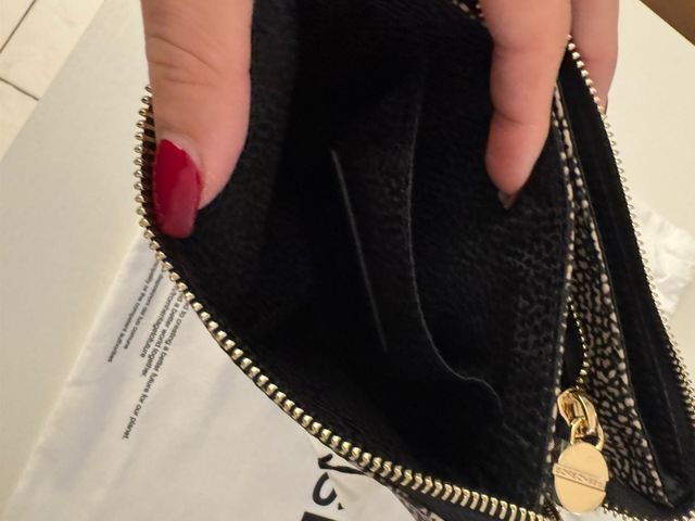 Borbonese borsa tracolla originale marrone/nera op