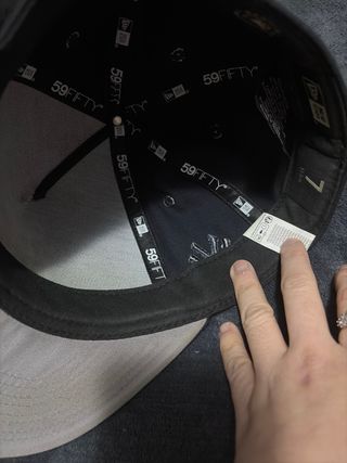 Gorra New Era NY Plata Negra