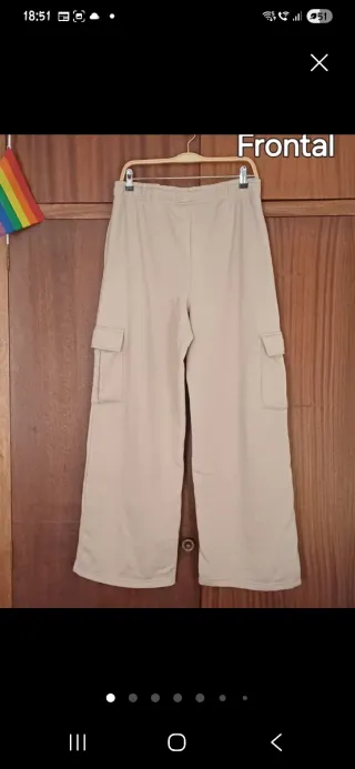 PANTALÓN "PALAZZO" NUEVO CON ETIQUETA