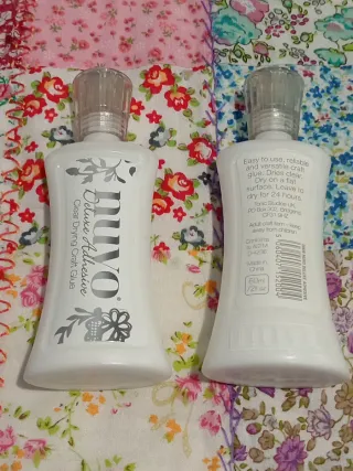 2 Pegamentos Nuvo Deluxe Clear Drying Craft Glue