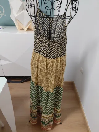Vestido largo estampado Parfois Talla M