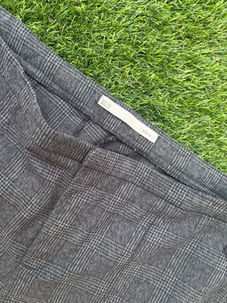 Pantalón Sfera Cuadros Gris T42