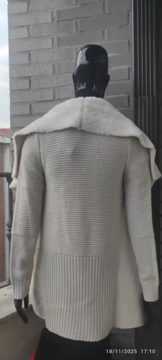 Chaqueta punto y pelo NUEVA