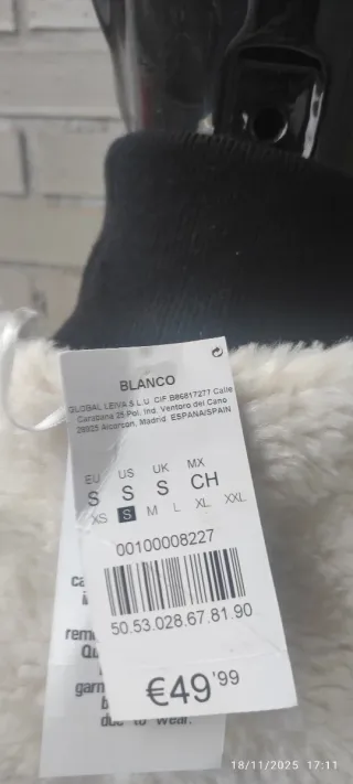 Chaqueta punto y pelo NUEVA