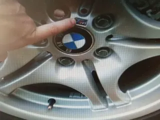 PEGATINAS M PARA LLANTAS BMW LOGO M 4 ud