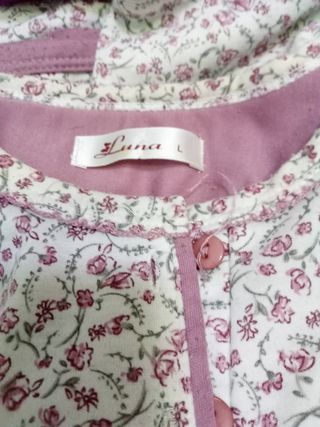 Pijama Pequenitos Rayas Morado Talla M