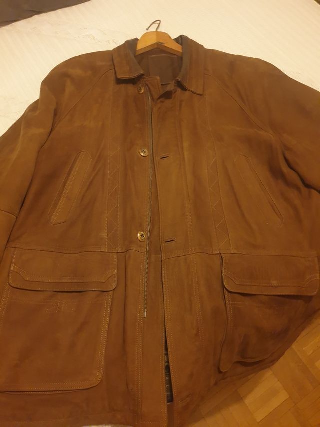 Chaquetón de piel para hombre