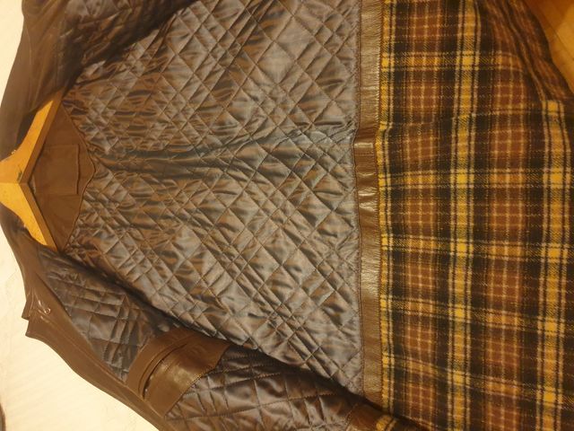 Chaquetón de piel para hombre