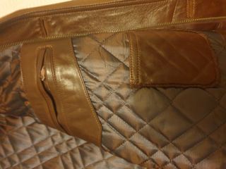 Chaquetón de piel para hombre