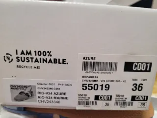 Zapatos Hispanitas azules sin estrenar