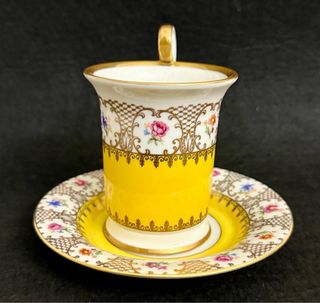 Antica tazza porcellana tedesca