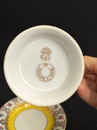 Antica tazza porcellana tedesca