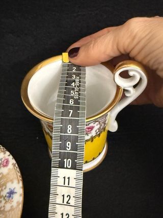 Antica tazza porcellana tedesca