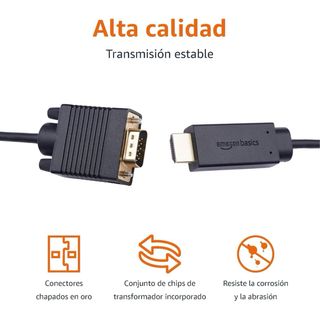 Cable Amazon Basics HDMI a VGA