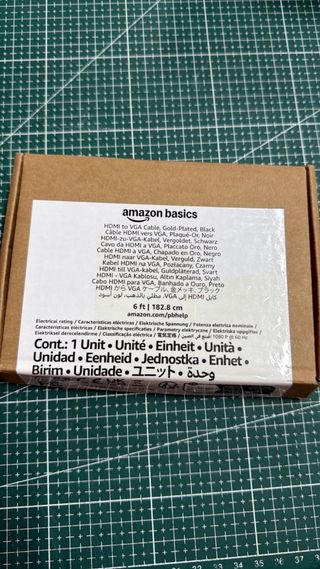 Cable Amazon Basics HDMI a VGA