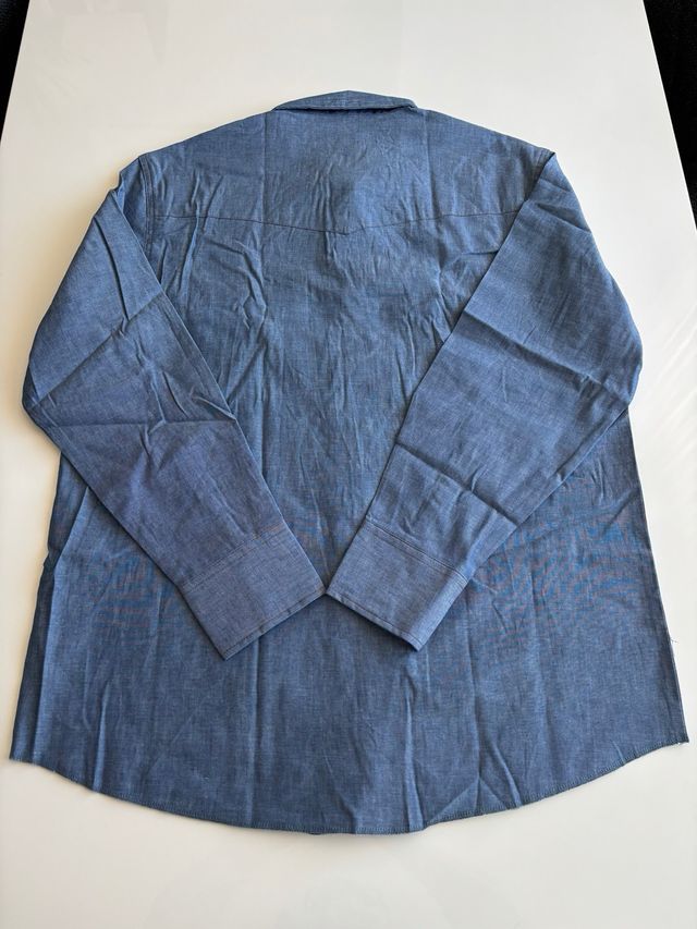 Camisa Wrangler azul hombre nueva