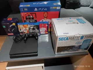 PS4 + Secadora Portátil