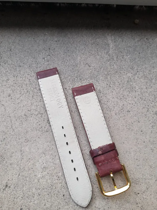 Cinturini vintage vera pelle marrone