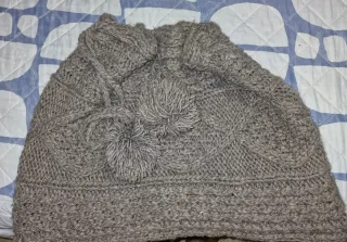 Bufanda cuello tejido mujer.